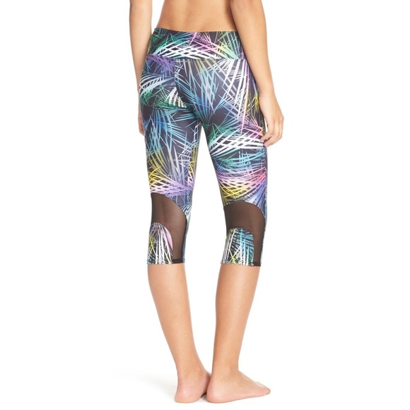 Onzie Pants - new Onzie ✦ Print Mesh Yoga Run Capri ✦ Krypton